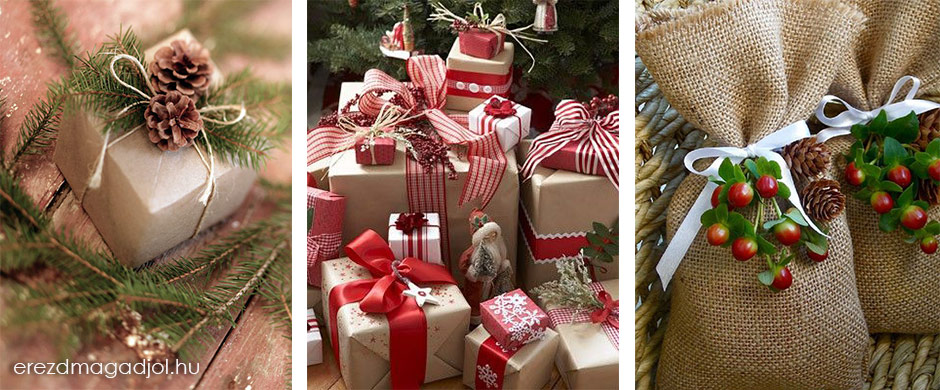 Karácsonyi ajándék csomagolás – Karácsony 2013
